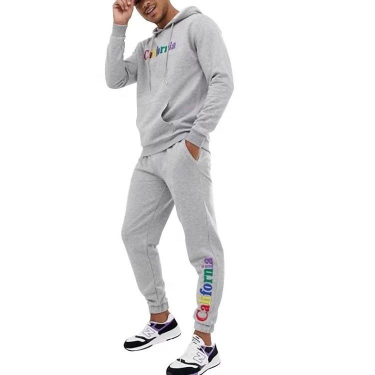 custom logo mens 2 two piece unisex casual cotton jogging jogger pants sets sweat suits men's black pink sweatsuits tracksuit