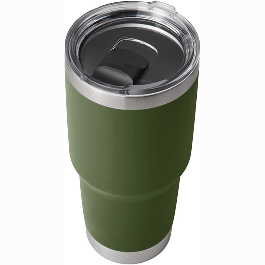 30oz Double Wall Vacuum Insulated Tumbler Cups Stainless Steel Coffee/Tea/ Beer Tumbler In Bulk With Lid And Straw