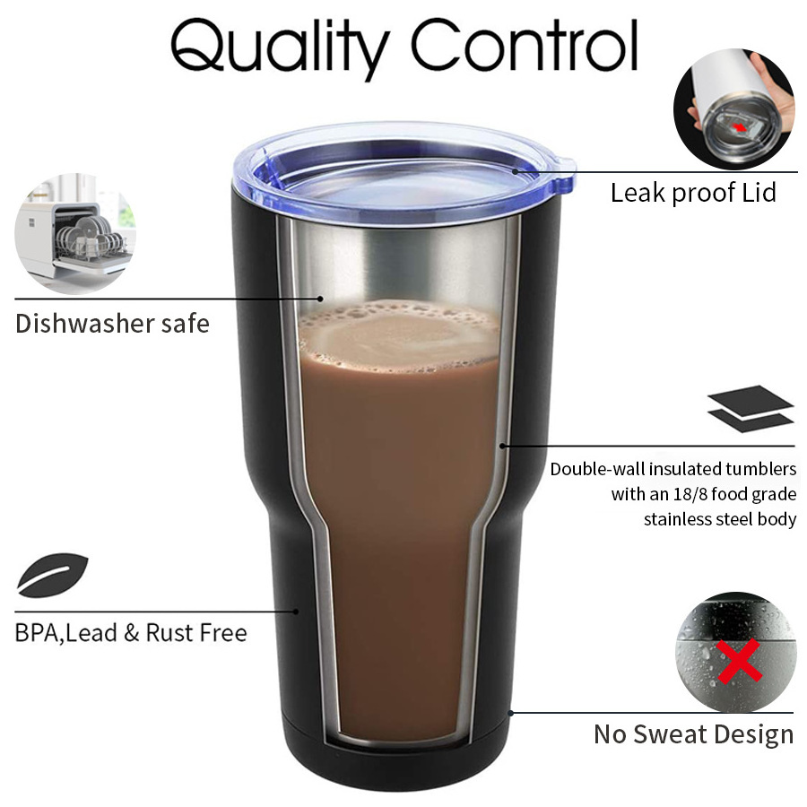 FACTORY OEM yetitumbler 20oz 30oz yeticool coffee travel mug yeticooler tumbler with magslider magnetic lid and straw