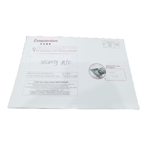 Wholesale Bank Security Envelopes with Adjustable Cover, Mouth Glue, Non drying Adhesive, Anti opening White Envelope