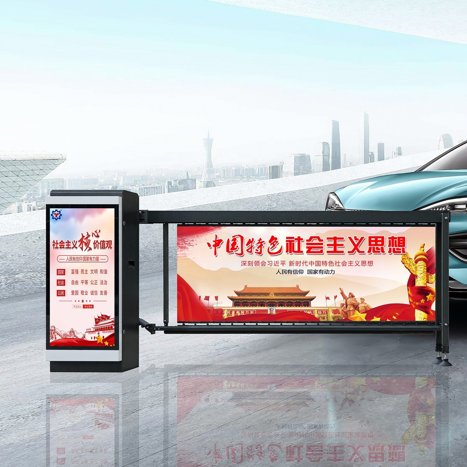 For Car Parking Management Acces Control Gate Auto Parking Barrier Gate System Electric Parking Barrier Vehicle Barrier