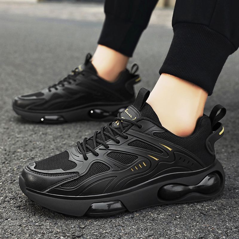 Breathable sneakers dress casual shoes for men Full palm air cushion running athletic shoes joggers outdoor sports shoe