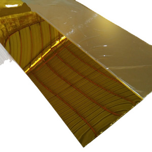 XITU Factory Direct Supply  Pmma Mirrored 4*8ft 1mm 2mm 3mm Gold Mirror Acrylic Plastic Mirror Sheet