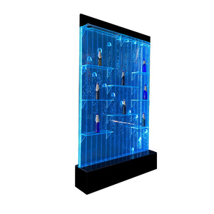 XITU Factory Price Hotel home decoration adopts customized indoor LED acrylic panel dancing smart bubble wall