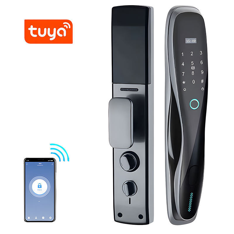 XUGUANG high quality New smart door lock fingerprint digital wifi lock connected to mobile phone viewing with camera