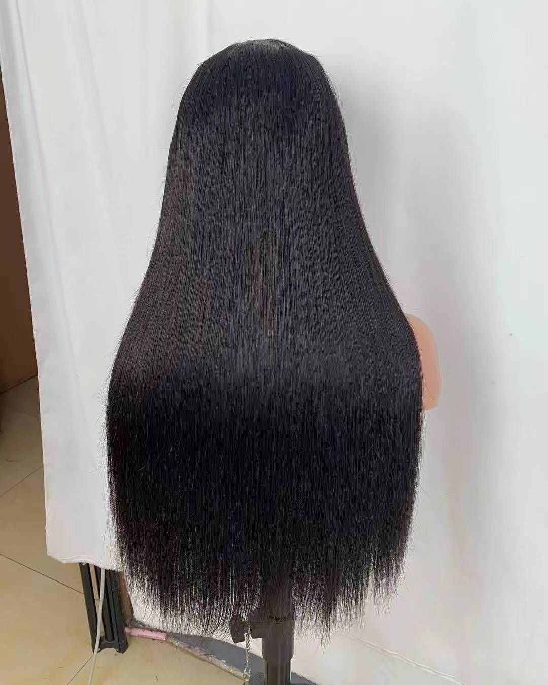 30 32 34 36 38 40 50 Inch Human Lace Frontal Wig Vendors Straight Virgin Brazilian Lace Front Human Hair Wigs For Black Women