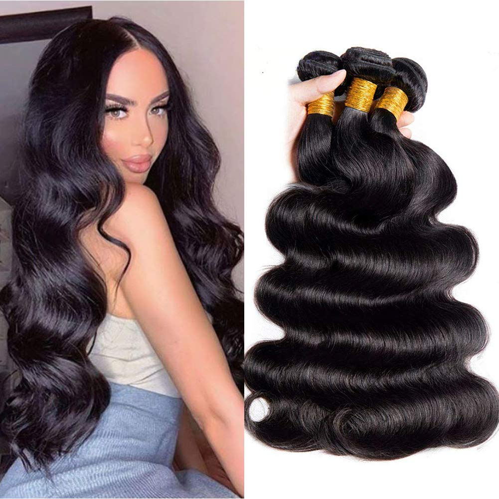 100% Real Natural Raw Indian Curly Hair,12a Grade Body Wave Virgin Human Hair Bundles