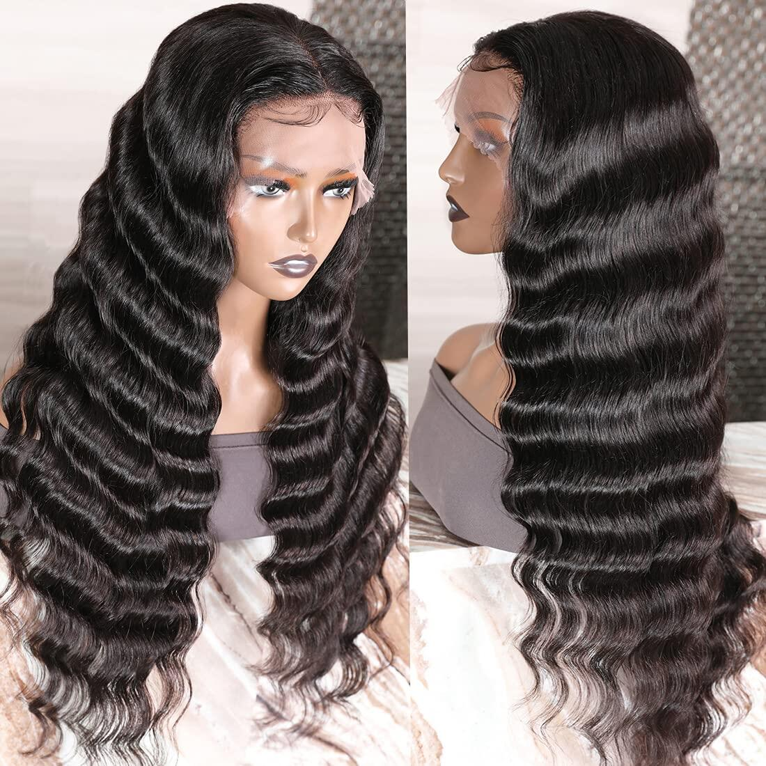 13x4 hd Lace Wig for American Black Women Deep 13x6 hd Lace Frontal Wig 30 40 Inch Vietnamese Full Wig Raw Human Hair Lace Front