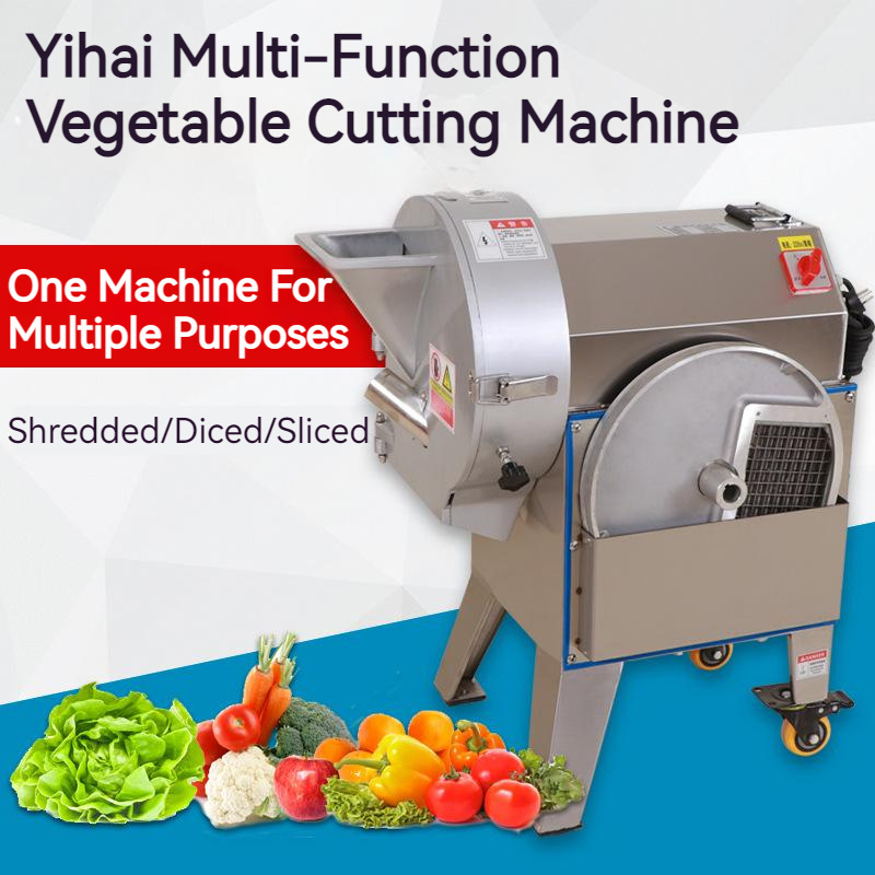 Yihai Commercial Vegetable Slicer Multi-function Vegetable Fruit Slicer Fully Automatic Slicing & Shredding Machine for Kitchen