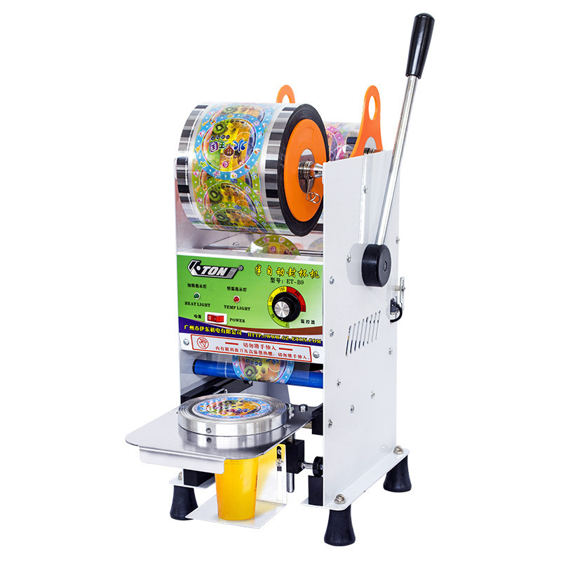 YiHai Widely Used plastic cup seal machine Manual Bubble Tea Cup Sealing Machine and Cup Sealer for Juice Milk Bobo Tea