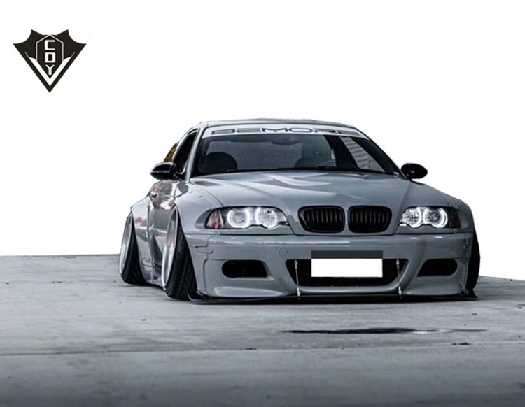 for bmw E36 E46 body kit 3 series wide body kit rocket bunny style for e46/e36