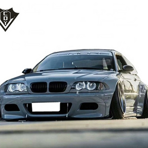 for bmw E36 E46 body kit 3 series wide body kit rocket bunny style for e46/e36