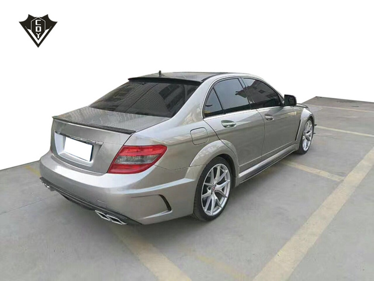 Mercede C class w204 body kit 2008-2010 bs style wide body kit