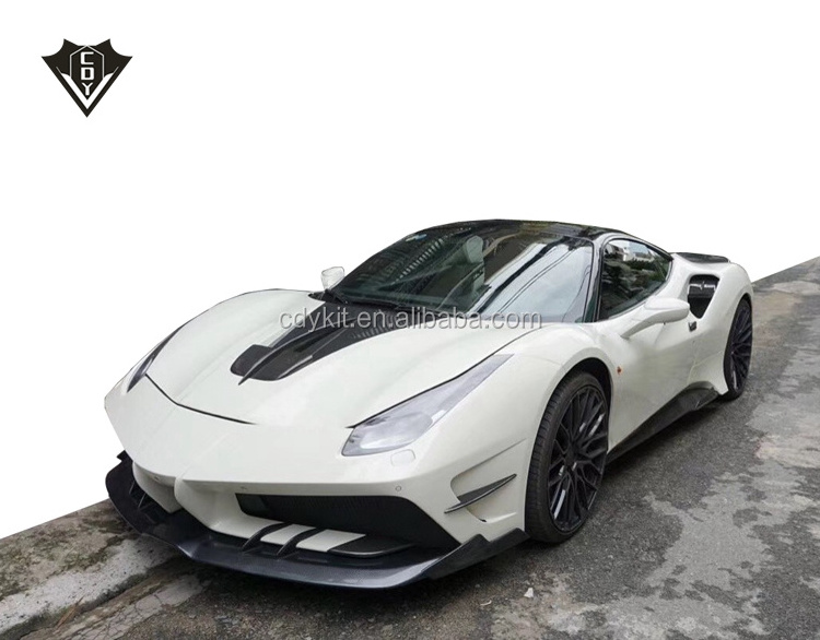 New body kits for Ferrari 488 racing car bumpers for ferrari 488