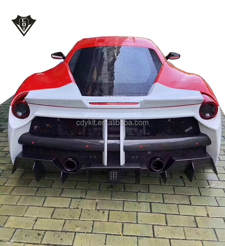 New body kits for Ferrari 488 racing car bumpers for ferrari 488