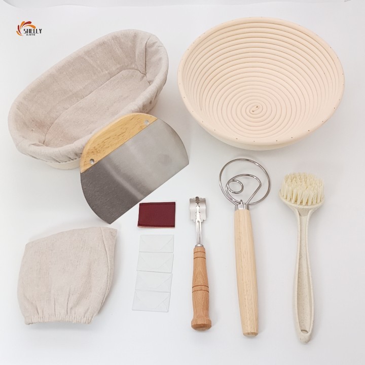 Yeast Baking Supplies and Wake basket Complete bread making kit 9 