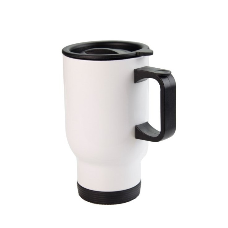 New arrival 500ml Sublimation blank Tumbler Stainless Steel Double Wall Insulation Car Mug With handle