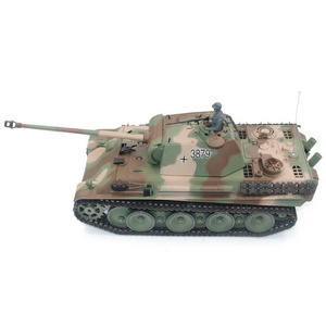 Factory Outlet Battery operated 2.4G 1/16 military battle alloy remote control army tank children's toy Anti-shock rc tank