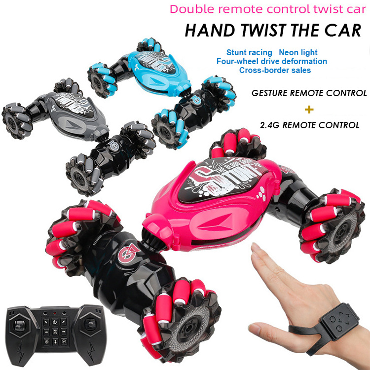 Hot Selling Gesture Control Four Wheel 360 Degree Rotation 3.7V Remote Control New Electric Rc Car Toys For Kids