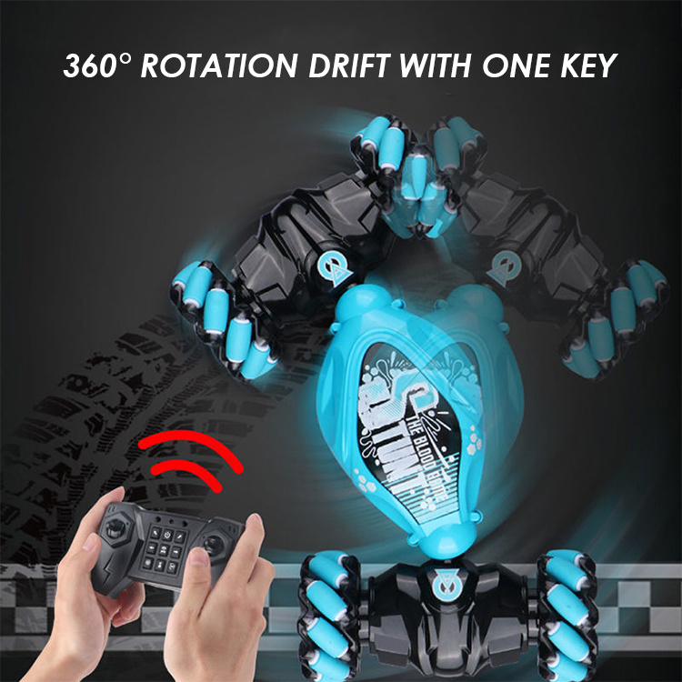 Most popular 2.4g 4x4 360 degree rotation hand gesture remote control rc stunt drifting car