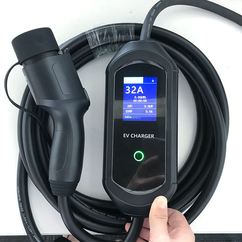 16A 32 Amp AC Portable Charging Station GBT Plug 3.5kW 7kW Smart EV Home Car Charger for Electric Car