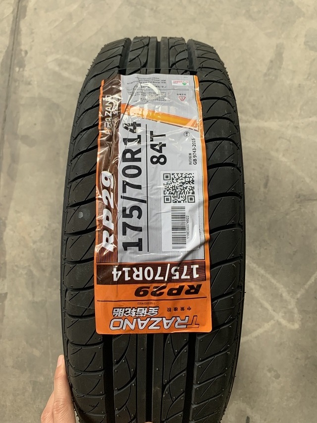 tyres for vichel   passenger car tires made in China hot sale Trazano tyre 175 70R14 DUBAI