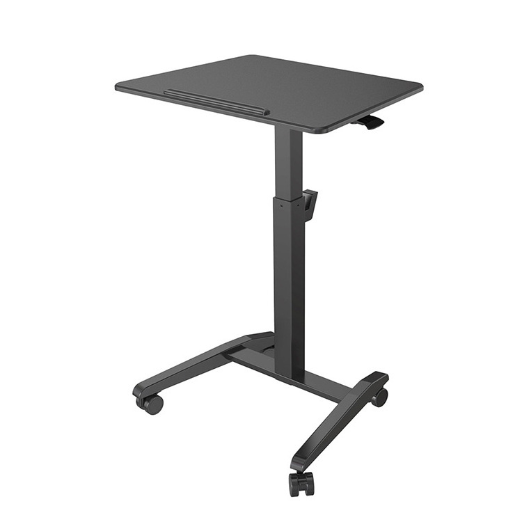 Source manufacturers can fold 90 degrees universal wheel mobile lifting desk office computer desk meeting