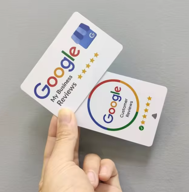 Custom Nfc Google Business Review Card Programmable Nfc Tap Cards Google Review For Social Media Card