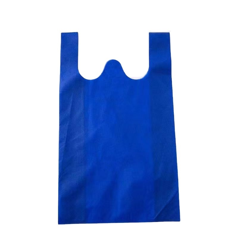 High Quality Cheap Custom Logo Non Woven Vest Bag Manufacturer Eco-Friendly Carry Shopping Bag Non Woven Vest Bag