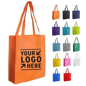 Custom Printed  Promotional Nonwoven Fabric Grocery Totebag Manufacturers Wholesale Gift Bag Non Woven Bag Shopping Tote Bag