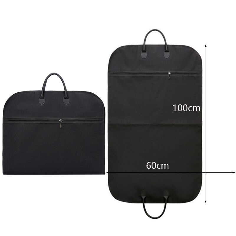 Custom Zipper Hanging Clothes Bulk Pockets Wedding Dresses Gow Suit Cover Men Travel Bag Custom Logo Printed Garment Bags