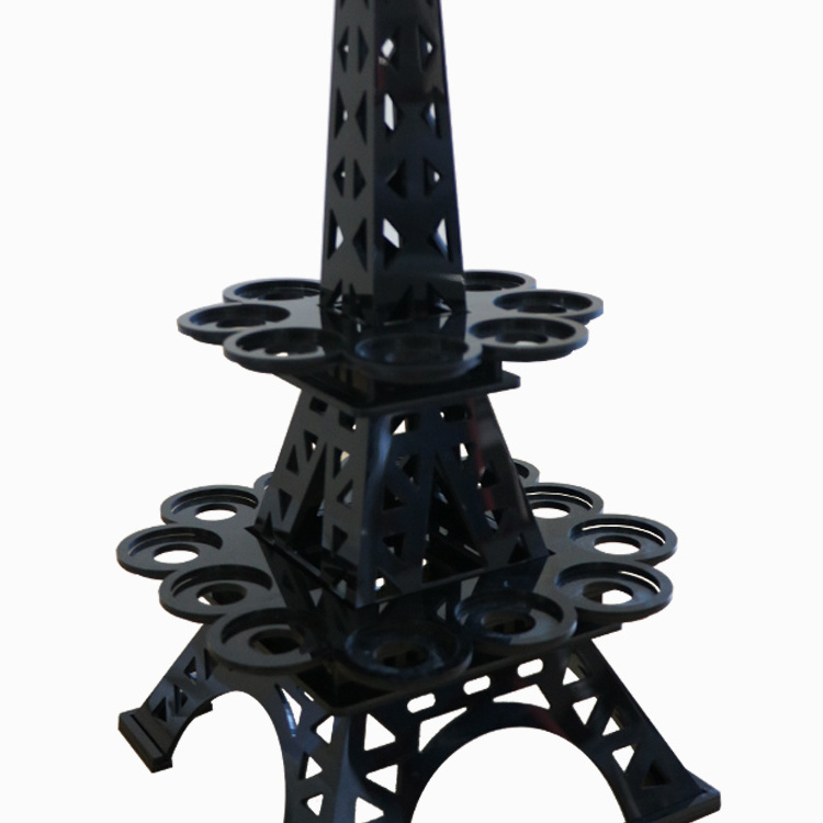 Acrylic Macaroon Display Rack&Holder Creative Desert Eiffel Tower Stand For Party&Birthday