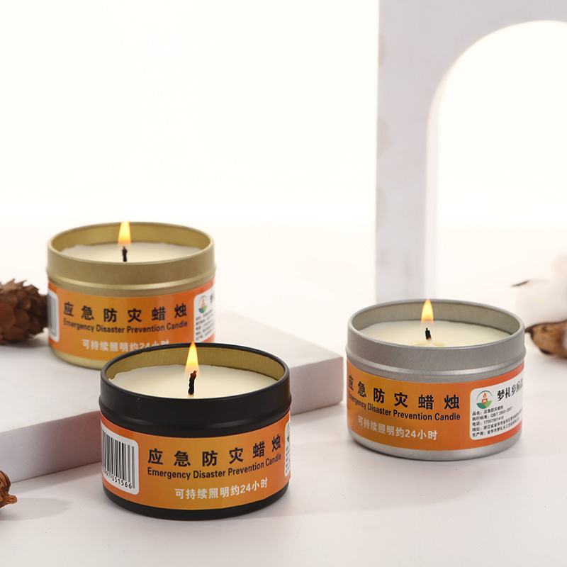 Smokeless Custom Emergency Disaster Prevention Candle Household  Tasteless Power Outage Backup Lighting Fire Windproof Candle