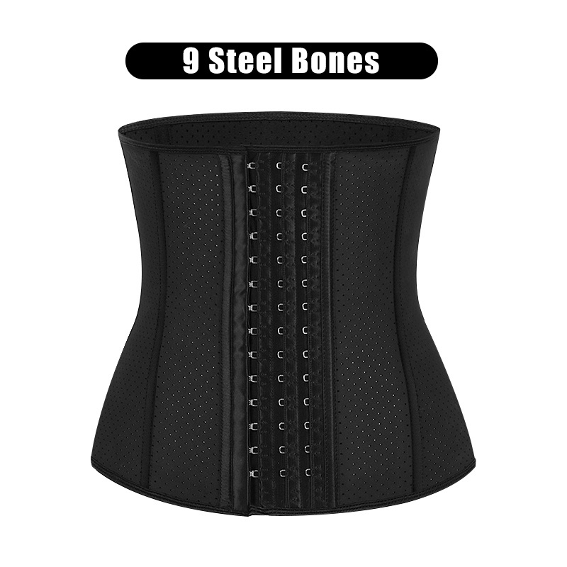 Factory De Tight Body Shapers Women Sexy Colombian Latex Waist Trainer 9 Steel Boned Corset