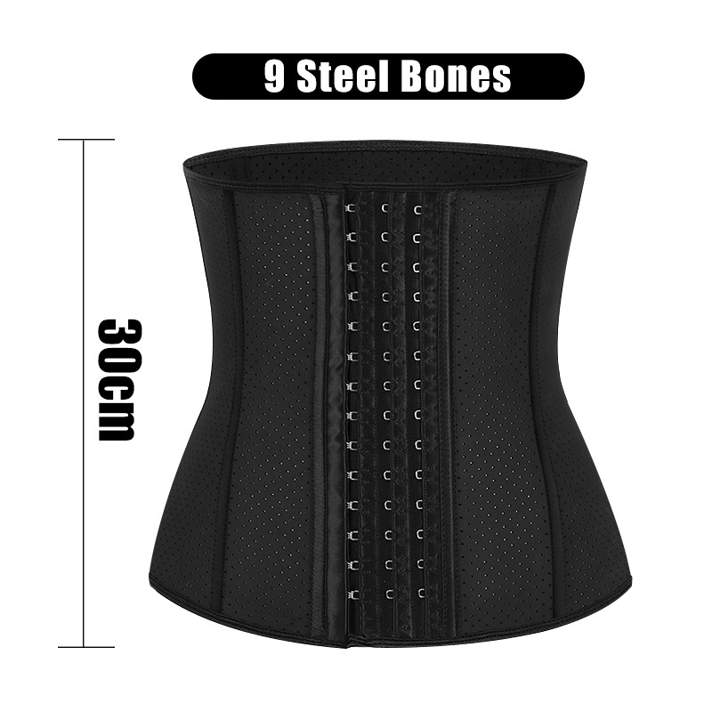 Factory De Tight Body Shapers Women Sexy Colombian Latex Waist Trainer 9 Steel Boned Corset