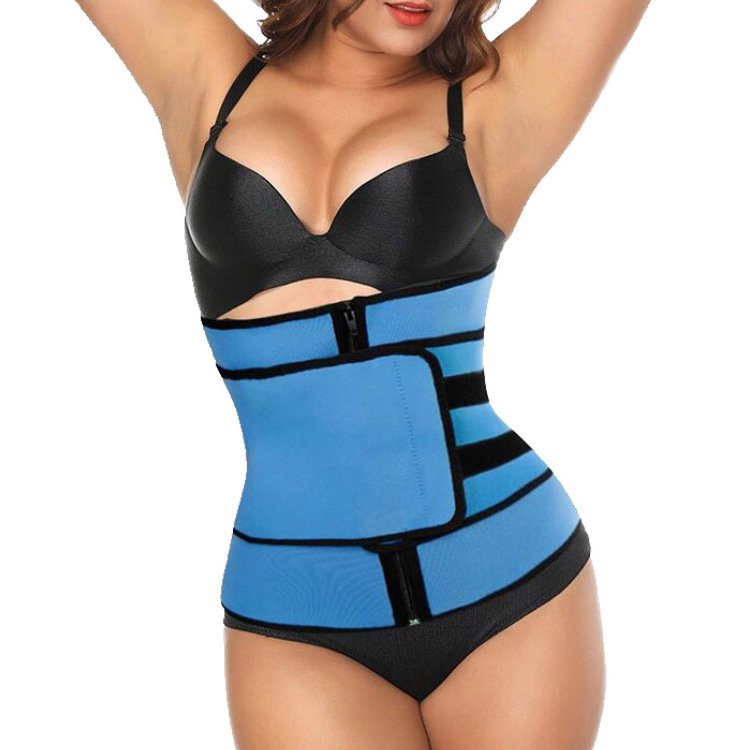 High Quality Women's Waist Trainer With Zip Custom Tummy Slimming Belt