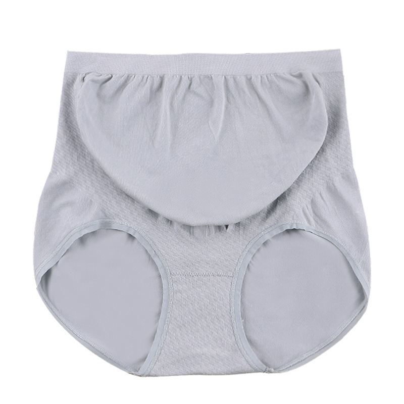 Wholesale Melange Modal Pregnant Underwear For Women High Waist Seamless Maternity Pantie