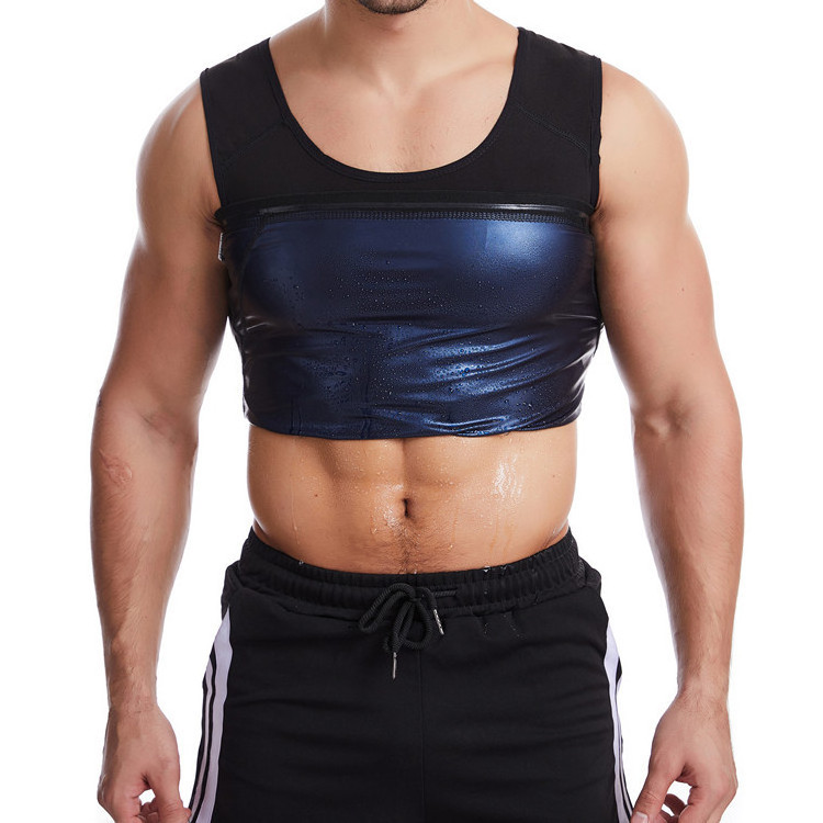 Factory Custom High Quality Neoprene Loss Weigh Fat Burning Exercise Abdominal Slimming Sauna Sweat Waist Trainer Vest For Men