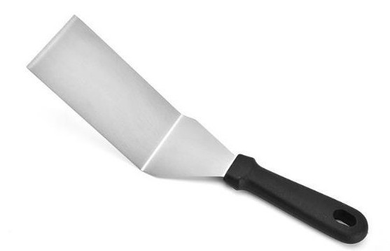 Stainless Steel Barbecue Tool  Griddle BBQ Spatula Grill Turner  Scraper  For Fish Steak Egg Using