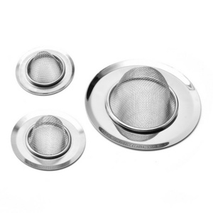 3-Pack Kitchen Sink Strainer Stainless Steel Drain Filter Stopper Strainer