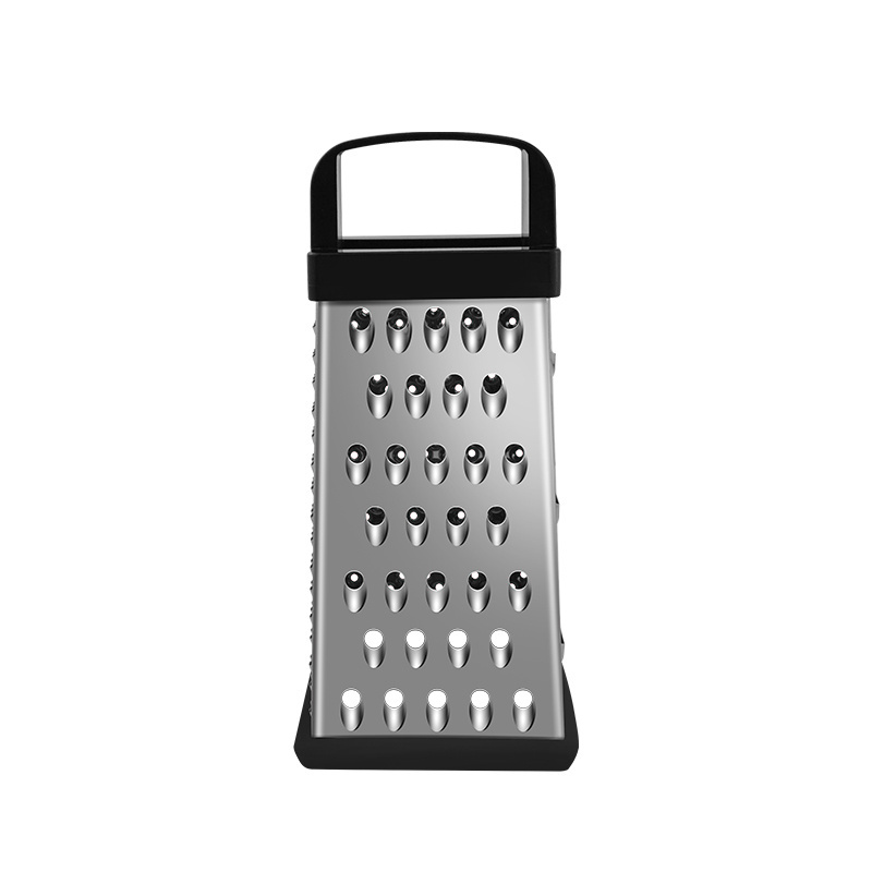 Multi-functional Stainless Steel 4-Side Food Grater Manual Kitchen Vegetable Cheese Box Grater