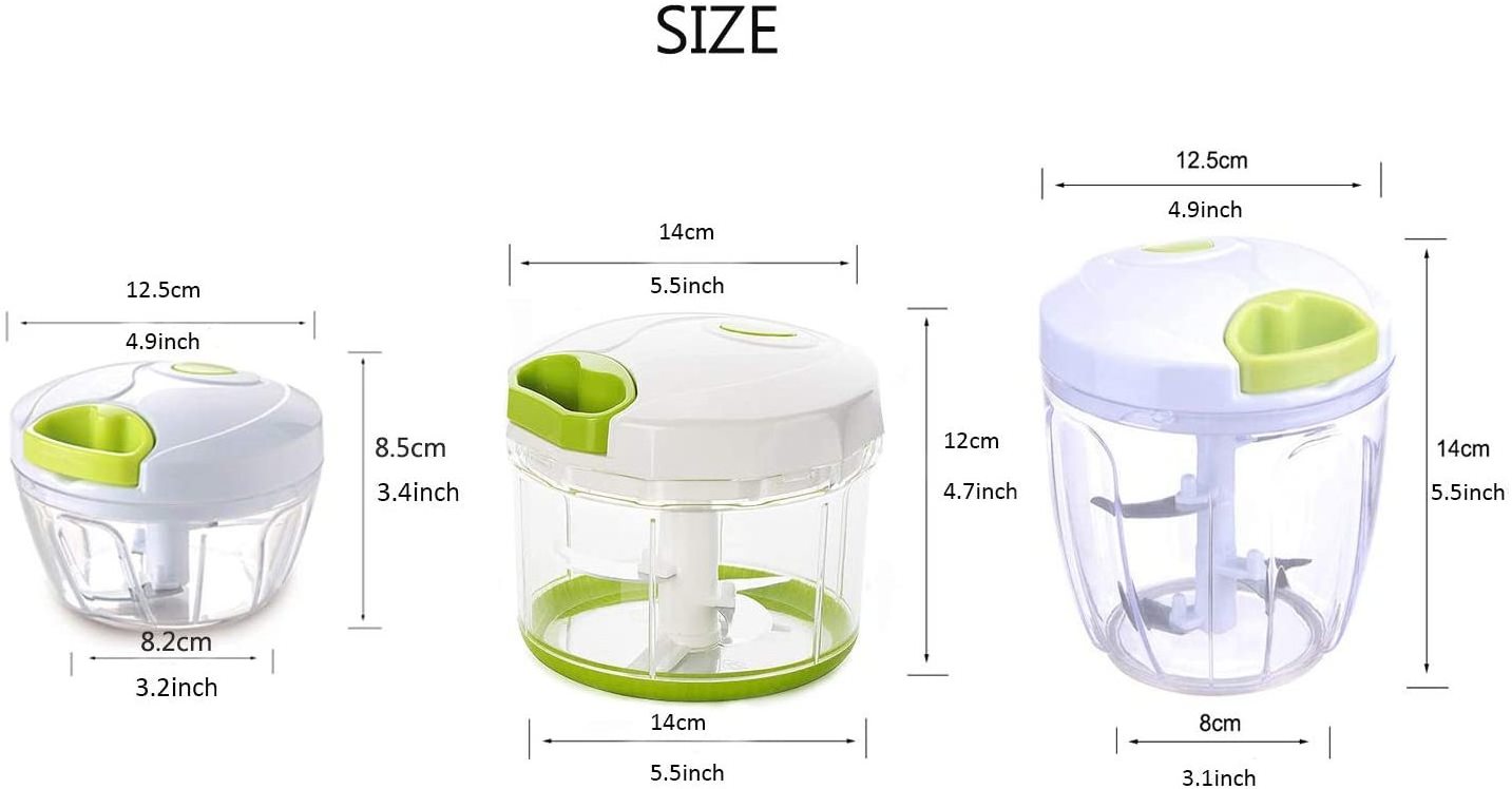 Manual Kitchen Ingredients Chopper Handheld Vegetable Chopper Blender Garlic Chopper Garlic Chilli Masher