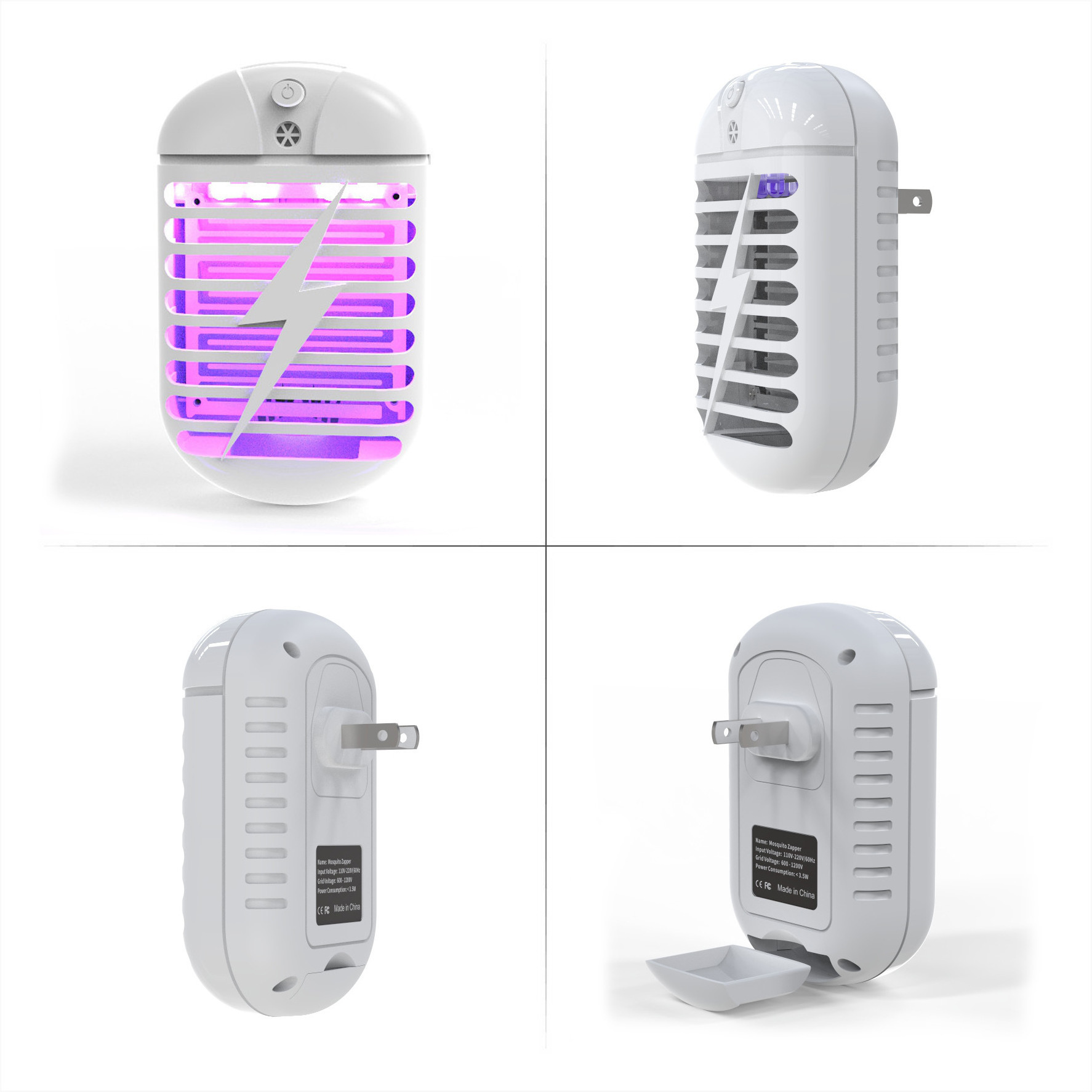 Pest control  Plug In Bug Zapper Mosquito Killer Electric Mosquito Killer Lamp LED Anti Mosquito Trap Insect killer Lights