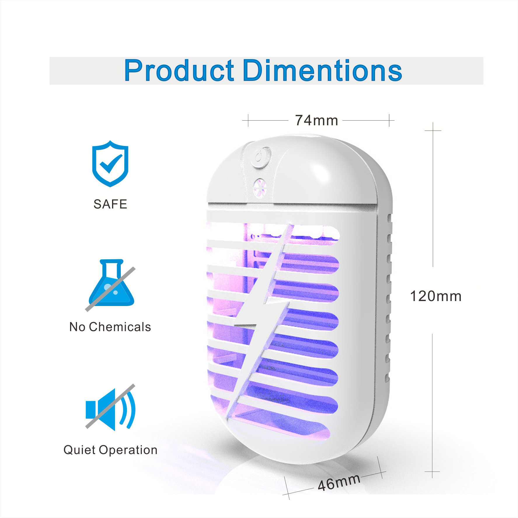 Pest control  Plug In Bug Zapper Mosquito Killer Electric Mosquito Killer Lamp LED Anti Mosquito Trap Insect killer Lights