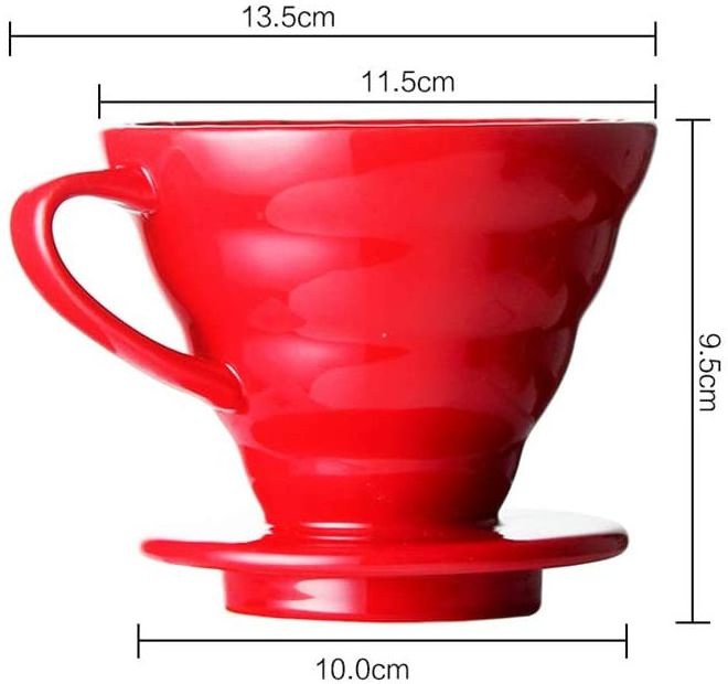 Custom multicolor Cone Ceramic Coffee Dripper Pour Over Coffee Brewer  Pour Over Coffee Dripper