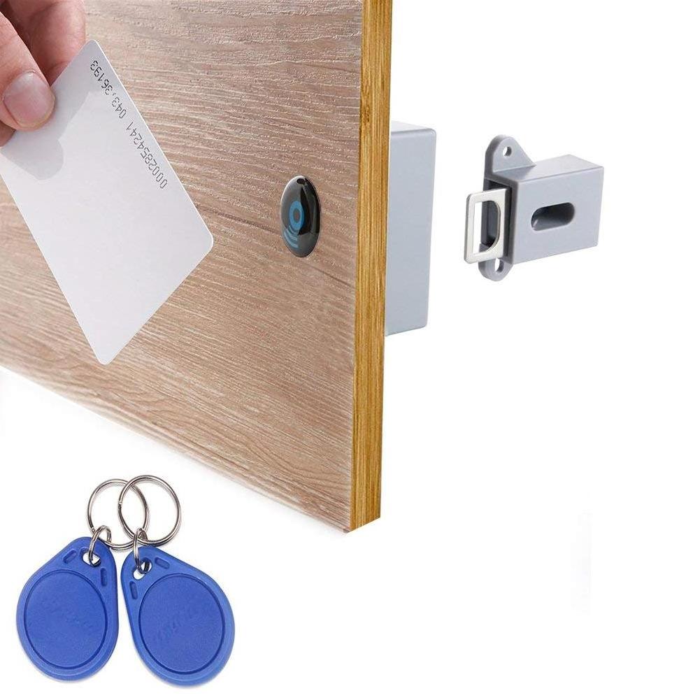 Invisible Sensor Lock EMID IC Card Drawer Digital Cabinet Intelligent Electronic Locks For Wardrobe Furniture Hardware