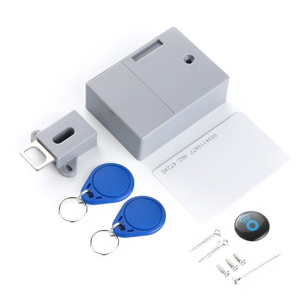 DIY Smart Sensor RFID Hidden Safety Digital Cabinet Lock/Electronic Drawer Locks Invisible Sensor Lock For Wardrobe Furniture