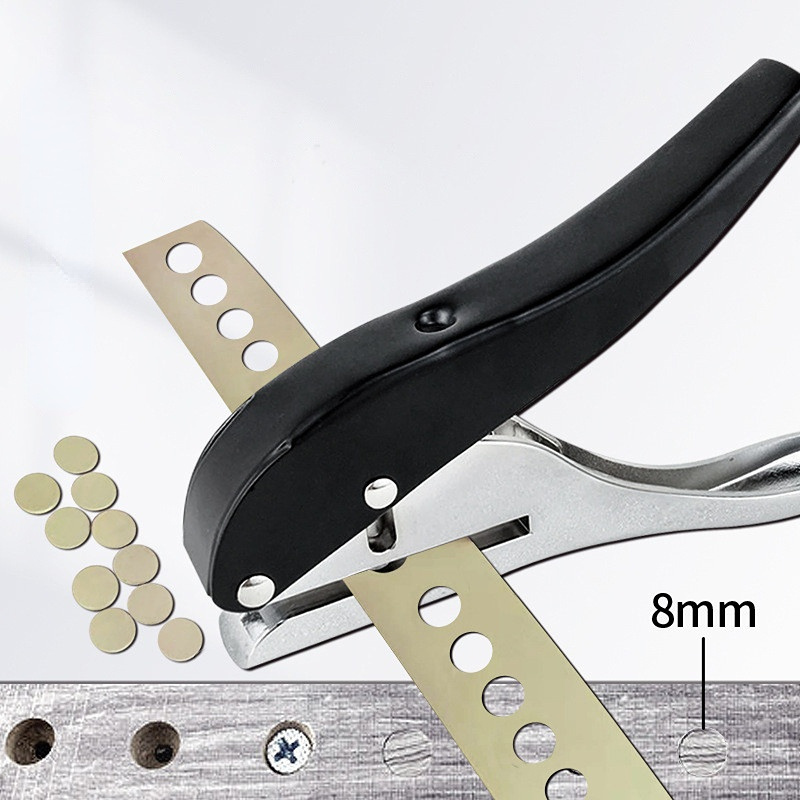 Punching Tool  4/6/8/10MM  Hole Edge Banding Punching Pliers Screw Hole Hat Woodworking Tool Leather Hole Punch Hidden