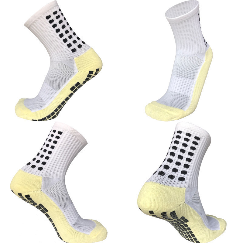 Men's Football Soccer Socks Sports Cycling Grip Socks Anti Slip Non Slip Grip Pads for Football Basketball New