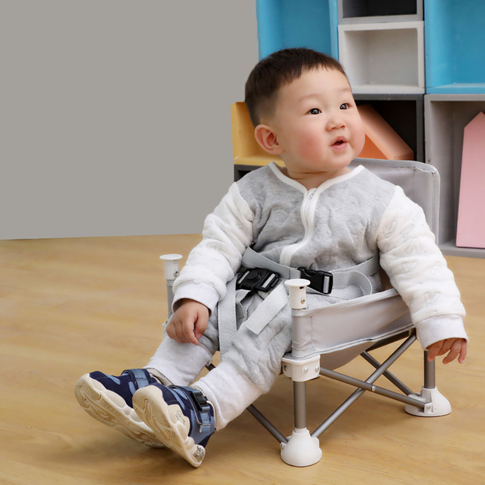 Baby Foldable Portable Dining Chair With Board Safety Belt Kids Beach Chair Camping Kids Comfortable Feeding Seat Baby